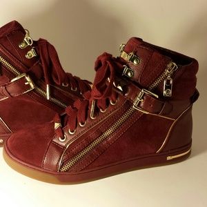 HP for@guera86 AUTHENTIC Michael Kors Maroon sneak