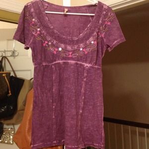 Beautiful free people top: size small gently used