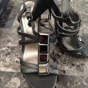 Kenneth Cole jeweled satrapy heels.