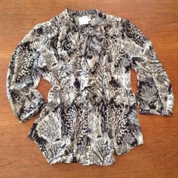 💙BUNDLED💙 Anthropologie Ruffled Picea Buttondown - Picture 4 of 4