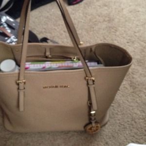 MK tan bag