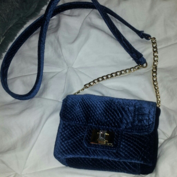 Juicy couture velvet bag