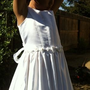 Princess dress in white