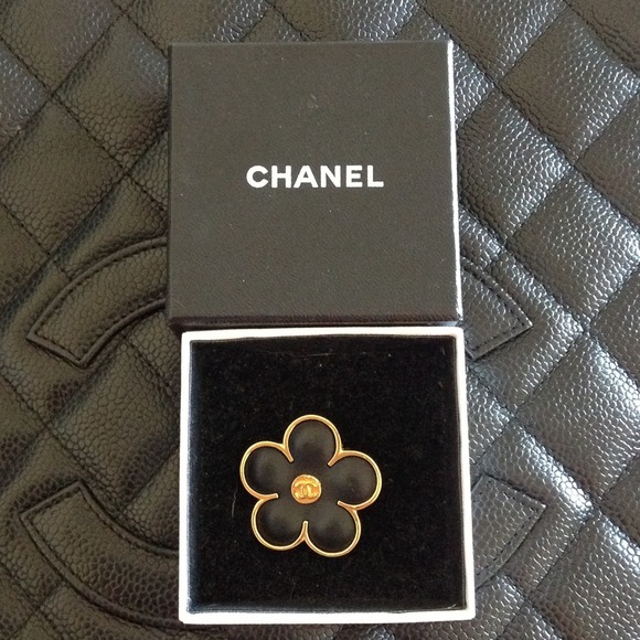 Chanel authentic flower pin