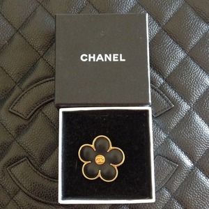 Chanel authentic flower pin