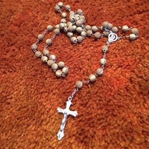 Knock off rosary beads