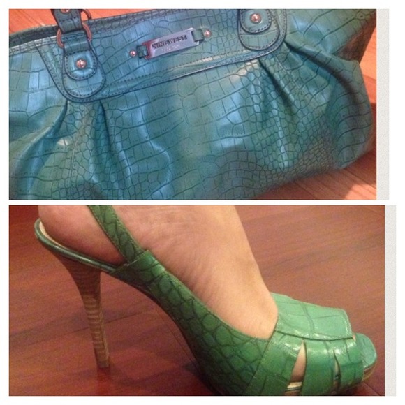 Nine West shoes w/bag to match!
