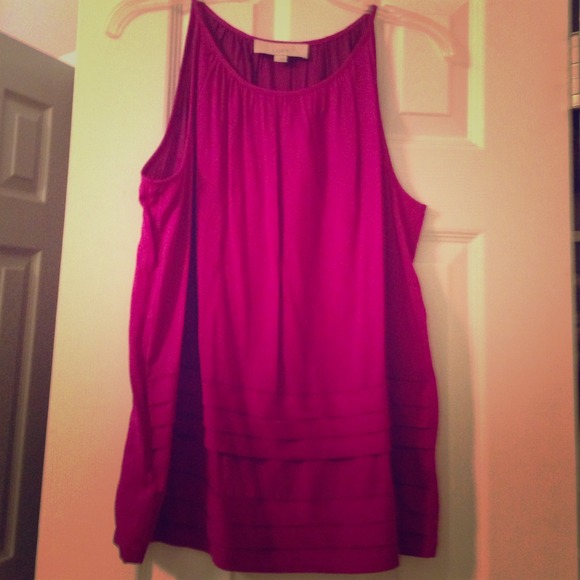 SOLD Cute pink tank top from Loft