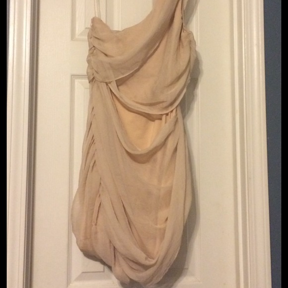 One shoulder Drape me down dress