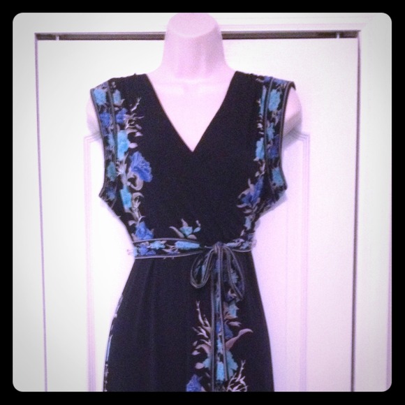 **Sold!** Navy Blue Wrap Dress