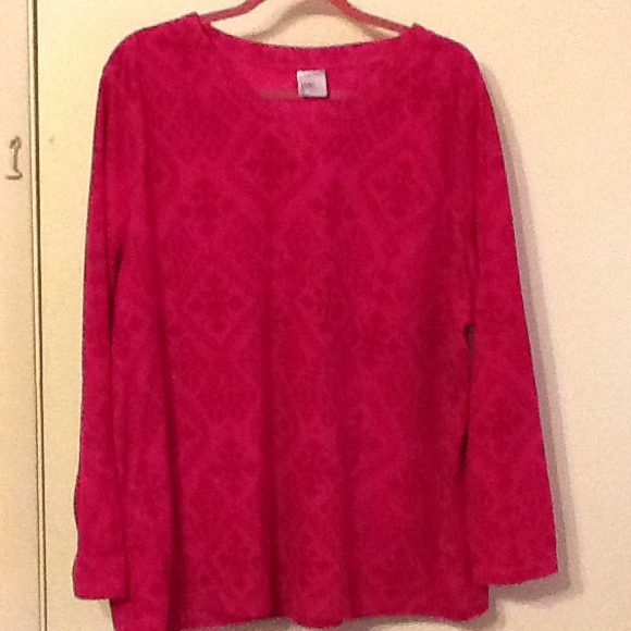Plus size fleece top