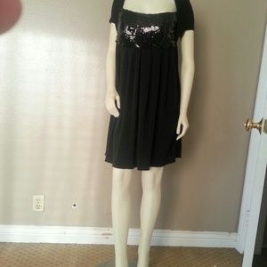 Black Dtess Occasion Size Large Chakira embelismen