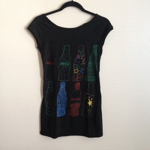 Coke Bottle Can Tee Black T-shirt