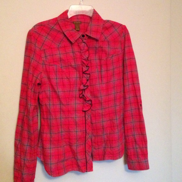 red black grey ruffle