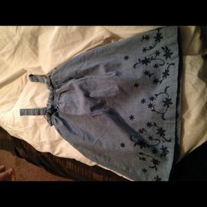 Denim 12 month dress