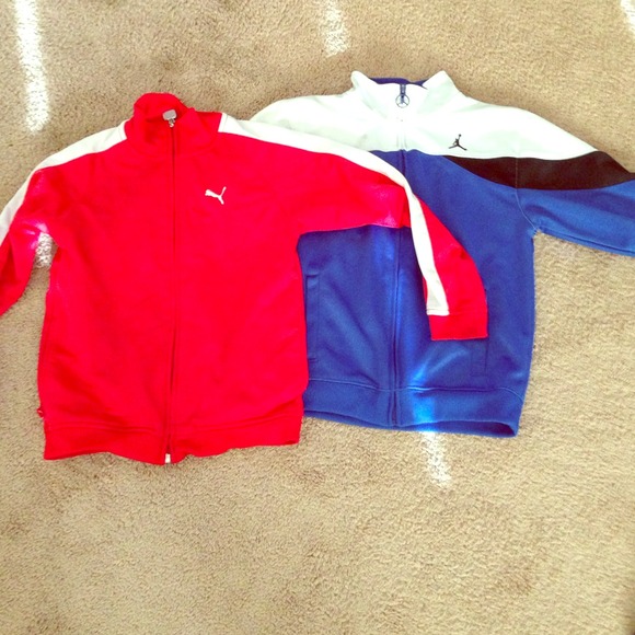 Kids puma jackets. Size 6