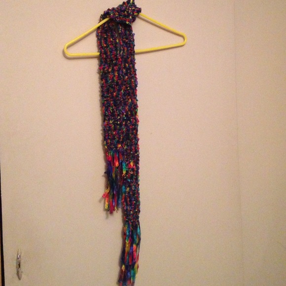 REDUCED!!!!!  Rainbow silky scarf