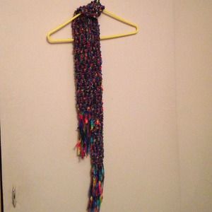 REDUCED!!!!!  Rainbow silky scarf