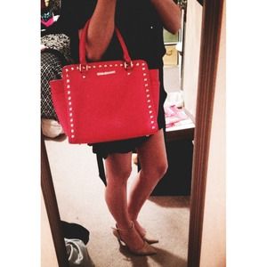 Michael Kors Selma studded handbag