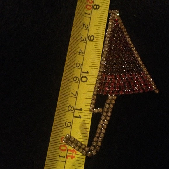 "Art Deco" umbrella brooch🚩reduced from $125 - Picture 2 of 2