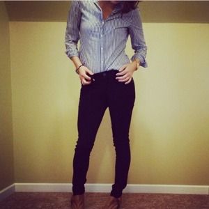Black Stretch Leggings by Silver Jeans