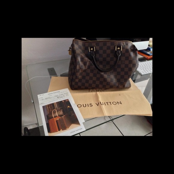 SOLD ON EBAY! Louis Vuitton Damier speedy 30