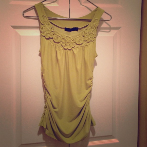 Lime Green Sleeveless Top