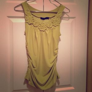 Lime Green Sleeveless Top