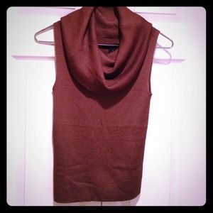Cowl Neck Sleeveless Sweater