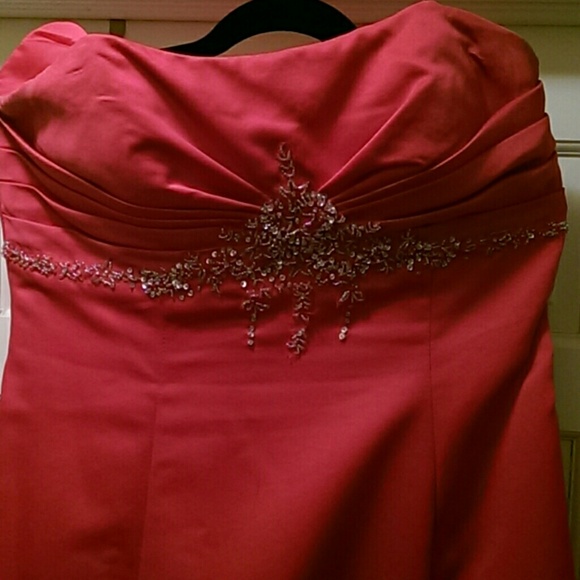 Pink prom dress
