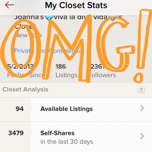 My Closet Stats