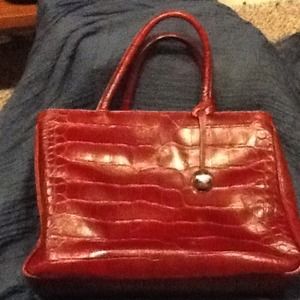 Furla red handbag