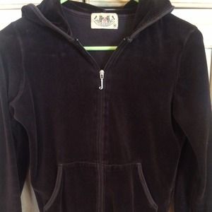 Chocolate Juicy Couture Velour Zip Up