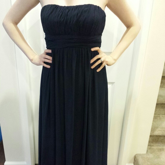 Navy Blue Bridesmaid Dress