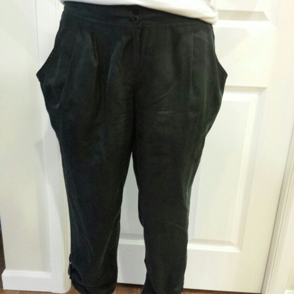 Hinge Silk Harem Pants