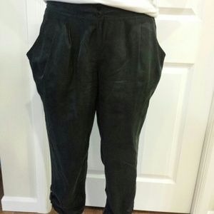 Hinge Silk Harem Pants