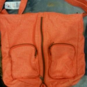 Neon orange bag