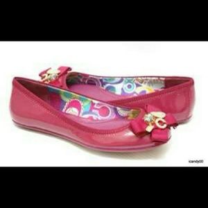 COACH Caper Charm Ballet Flats size 10 nwob