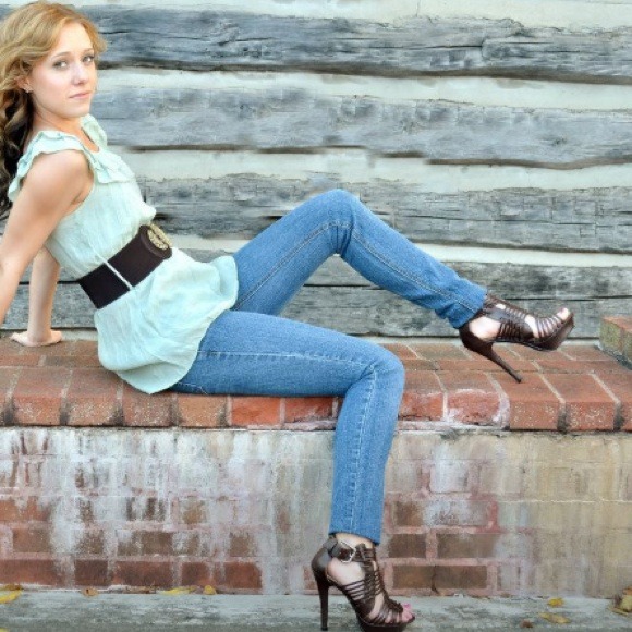Brown heels