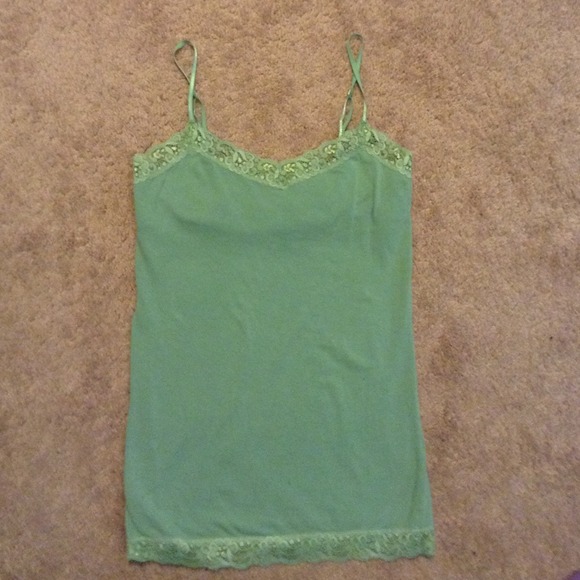 Green tank top