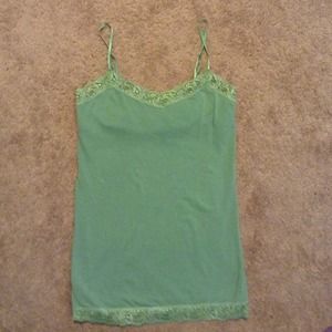 Green tank top