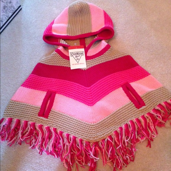 Adorable girl poncho!