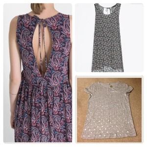 Zara Dresses - Bundle - Zara dresses & J.crew Dot Tee Zara Dresses - Bundle - Zara dresses & J.crew Dot Tee