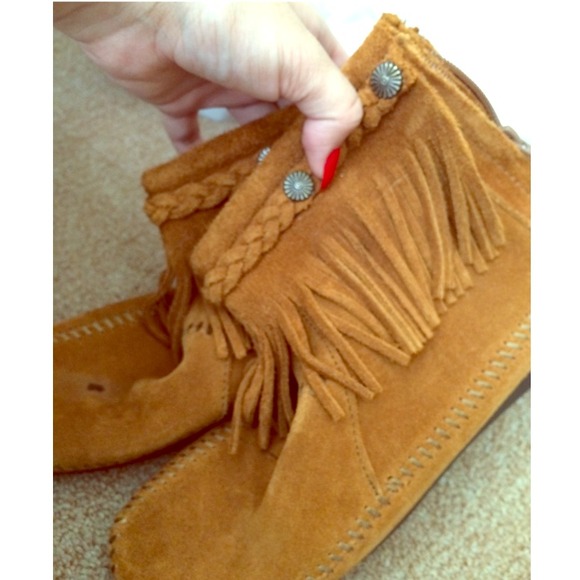 Minnetonka moccasins.