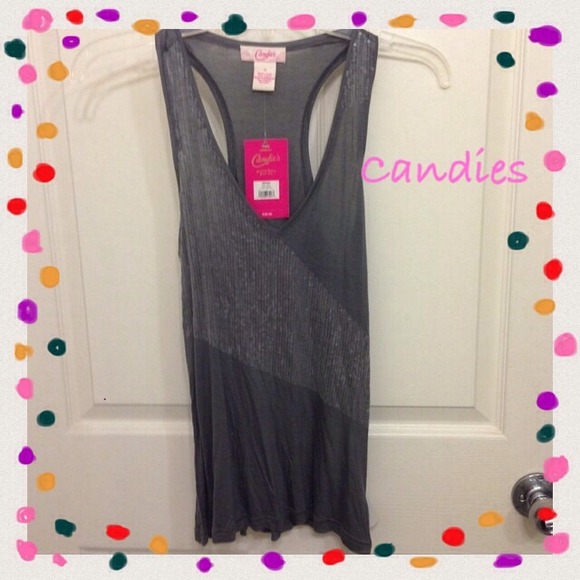 Candies Tops - Candies sequin racer back