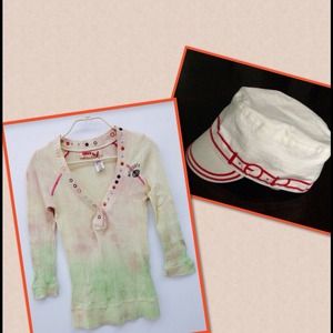 Bundle Size M 3/4 sleeve Miss Sixty top👑Dieselhat