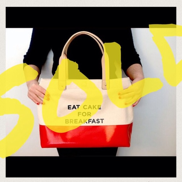 *SOLD* Eat Cake for Breakfast tote 🍰 Kate Spade