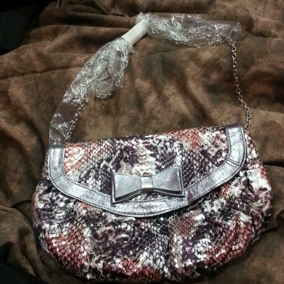 Snake skin purse