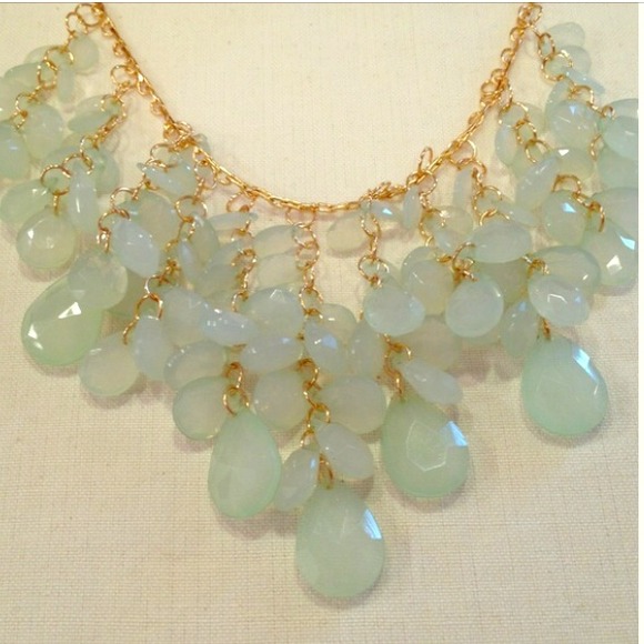 🍃 Mint Green Fringe Necklace 🍃