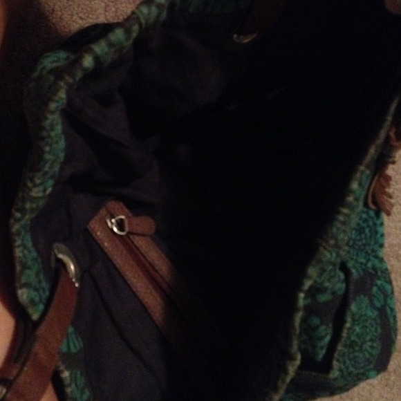 Adorable mint and brown purse - Picture 2 of 2